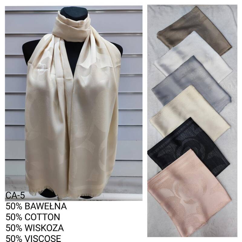 Szaliki damskie Roz Standard, Mix Kolor Paczka 12 szt