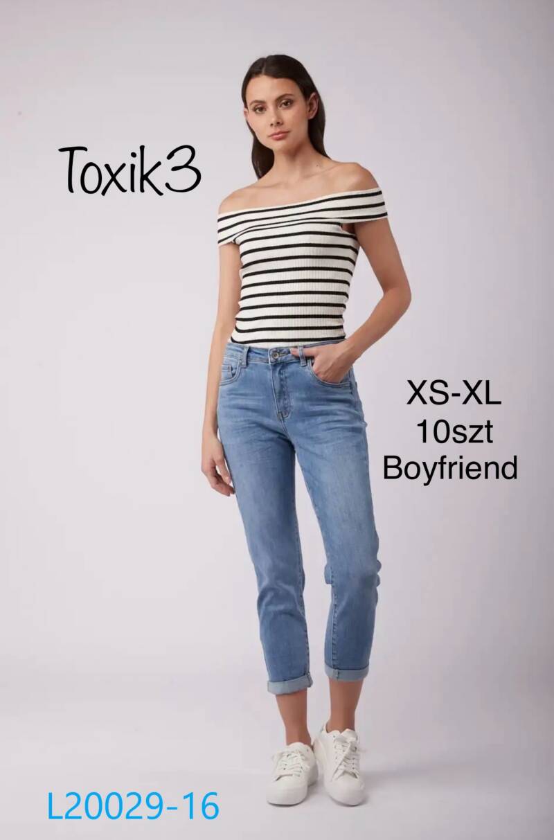 Spondnie damskie jeansy Roz XS-XL. 1 Kolor Paczka 10 szt 1