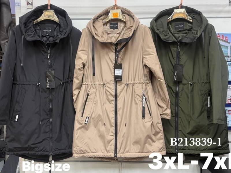 Kurtki damskie cienki Roz 3XL-7XL, 1 Kolor Paczka 5 szt 1