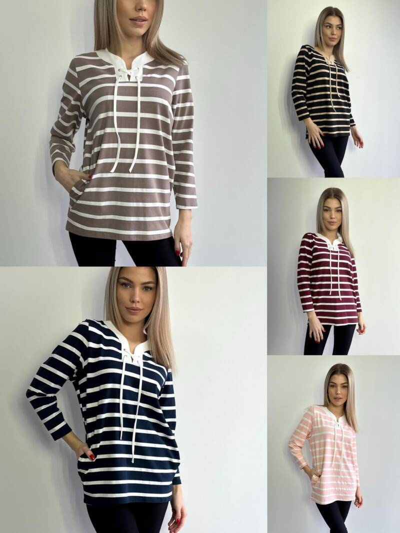 Bluzka damskie (Polska produkt) Roz 38-46. Mix Kolor Paczka 5 szt 1