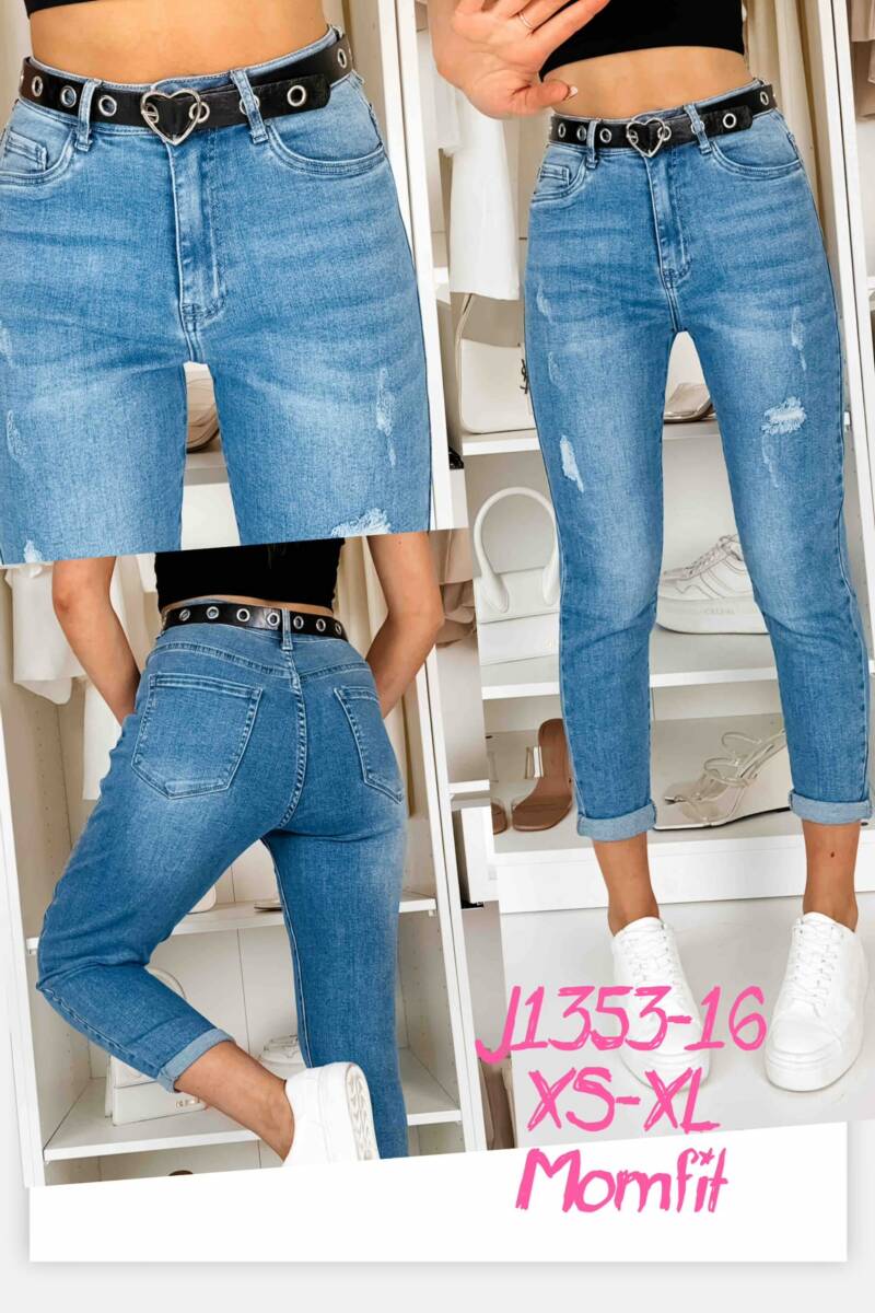 Spondnie damskie jeansy Roz XS-XL, 1 Kolor Paczka 10 szt