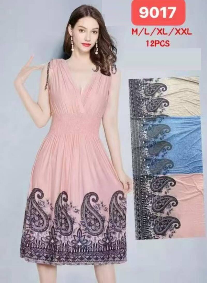 Sukienki damskie Roz M/L/XL/2XL, Mix Kolor Paczka 12 szt 1