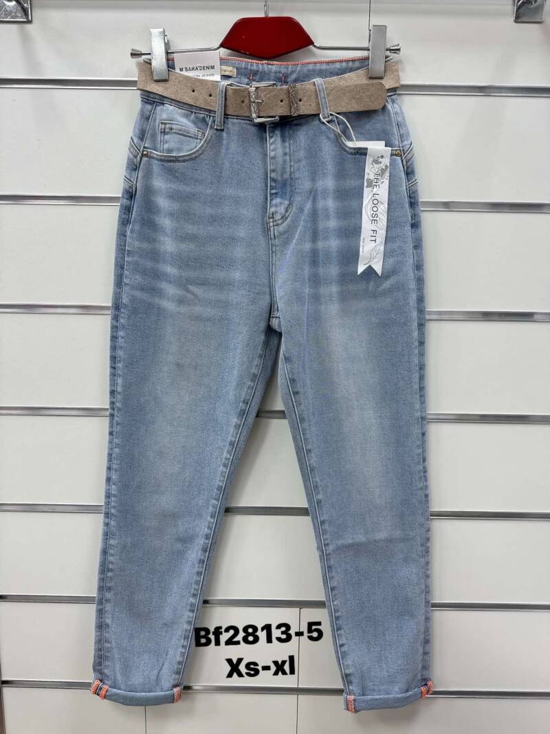 Spondnie damskie jeansy Roz XS-XL, 1 Kolor Paczka 10 szt