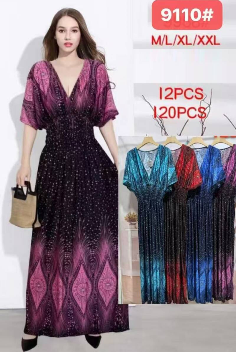 Sukienki damskie Roz M/L-XL/2XL, Mix Kolor Paczka 12 szt