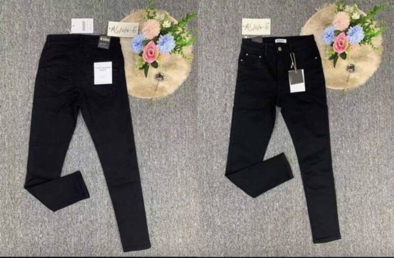 Spodnie damskie jeansy Roz XS-XL, 1 Kolor Paczka 10 szt