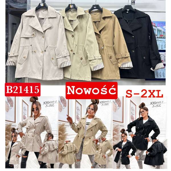 Kurtki damskie cienki Roz S-2XL, 1 Kolor Paczka 5 szt 1