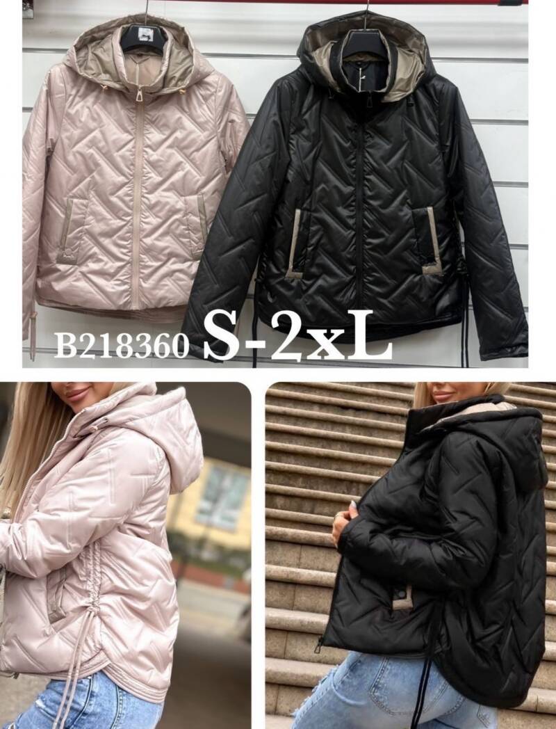 Kurtki damskie cienki Roz S-2XL, 1 Kolor Paczka 5 szt 1