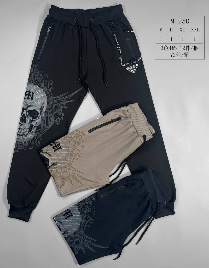 Spodnie dresowe meskie Roz M-2XL, Mix Kolor Paczka 12 szt