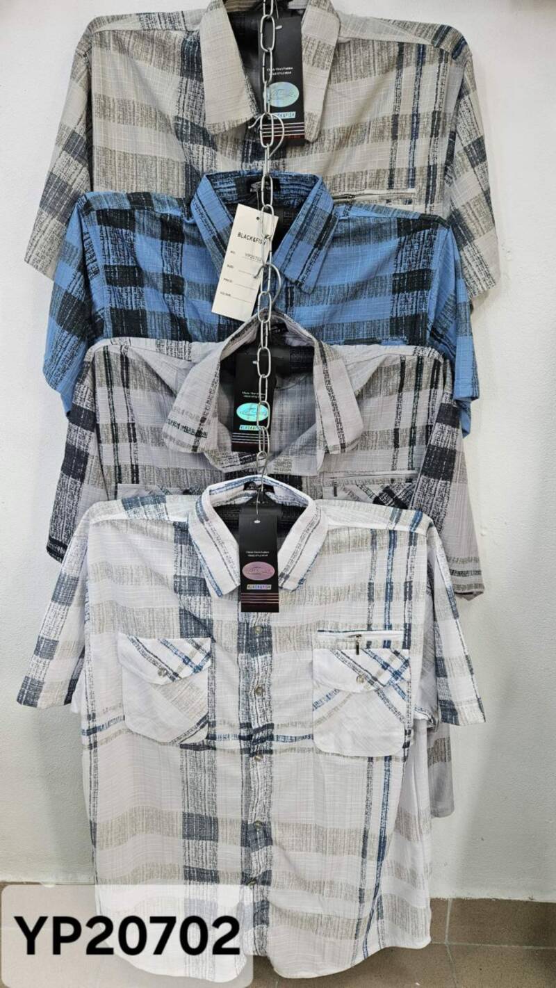 Koszula męska Roz L-4XL. Mix kolor. Paczka 20 szt 1