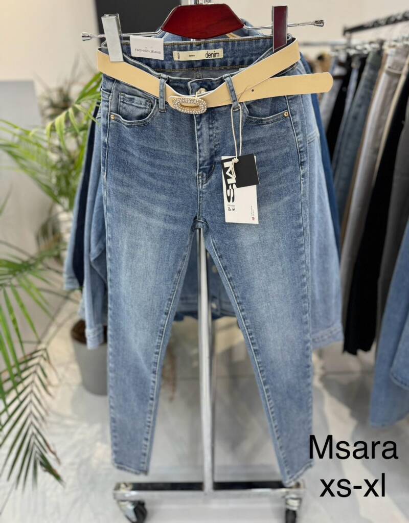 Spondnie damskie jeansy Roz XS-XL, 1 Kolor Paczka 10 szt 1