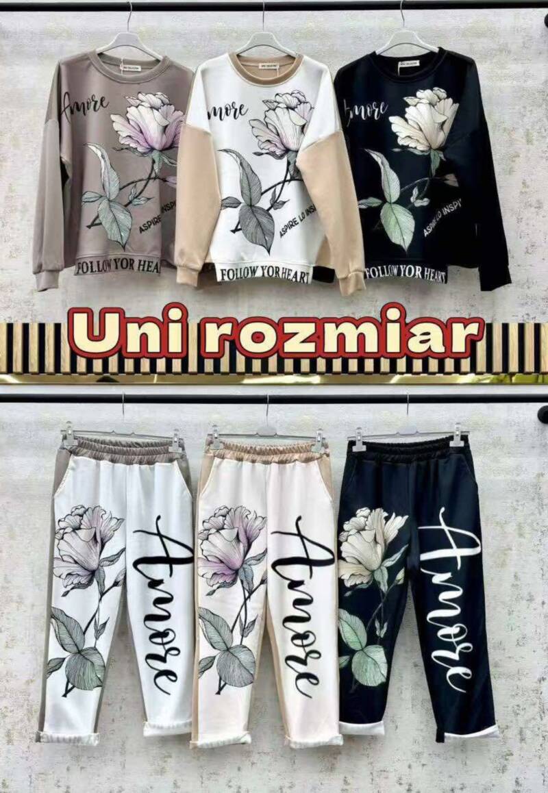 Komplet damskie (Włoskie produkt) Roz Standard, Mix Kolor Paczka 5 szt