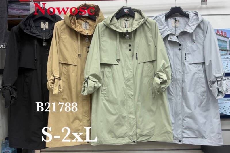 Kurtki damskie cienki Roz S-2XL, 1 Kolor Paczka 5 szt 1