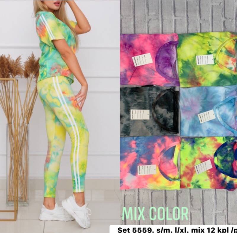 Komplet damskie Roz S/M-L/XL, Mix Kolor Paczka 12 szt 1