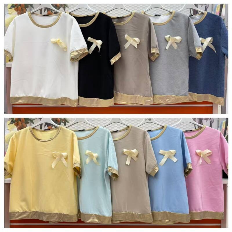 Bluzki damskie (Włoskie produkt) Roz Standard, Mix Kolor Paczka 5 szt 1