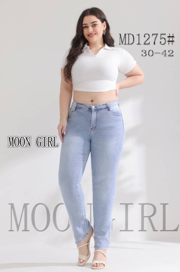 Spondnie damskie jeansy Roz 30-42, 1 Kolor Paczka 10 szt 1