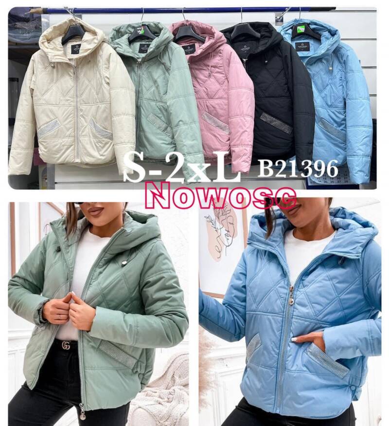 Kurtki damskie cienki Roz S-2XL, 1 Kolor Paczka 5 szt 1