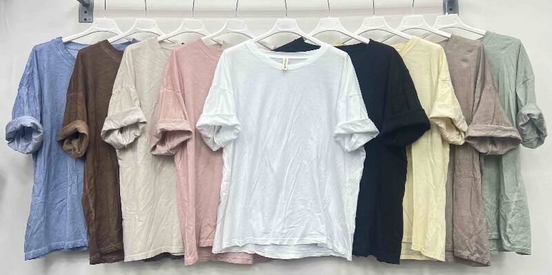 Bluzki damskie (Włoskie produkt) Roz Standard, Mix Kolor Paczka 5 szt 1