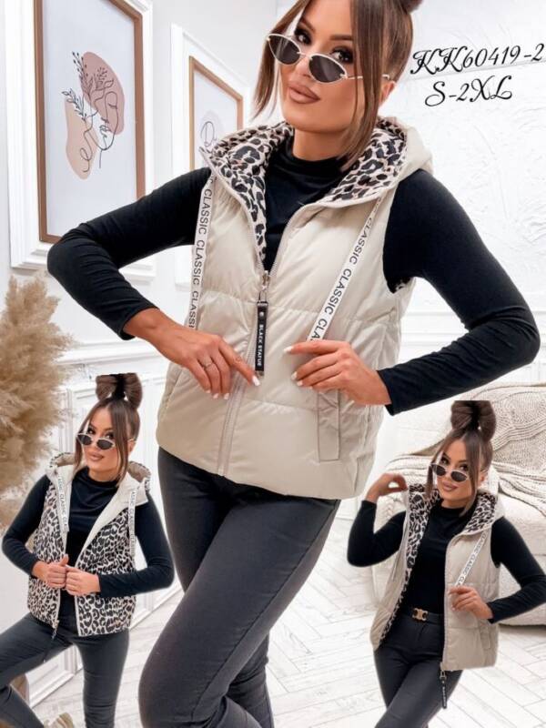 Kamizelka damkie Roz S-2XL, 1 Kolor Paczka 5 szt 1