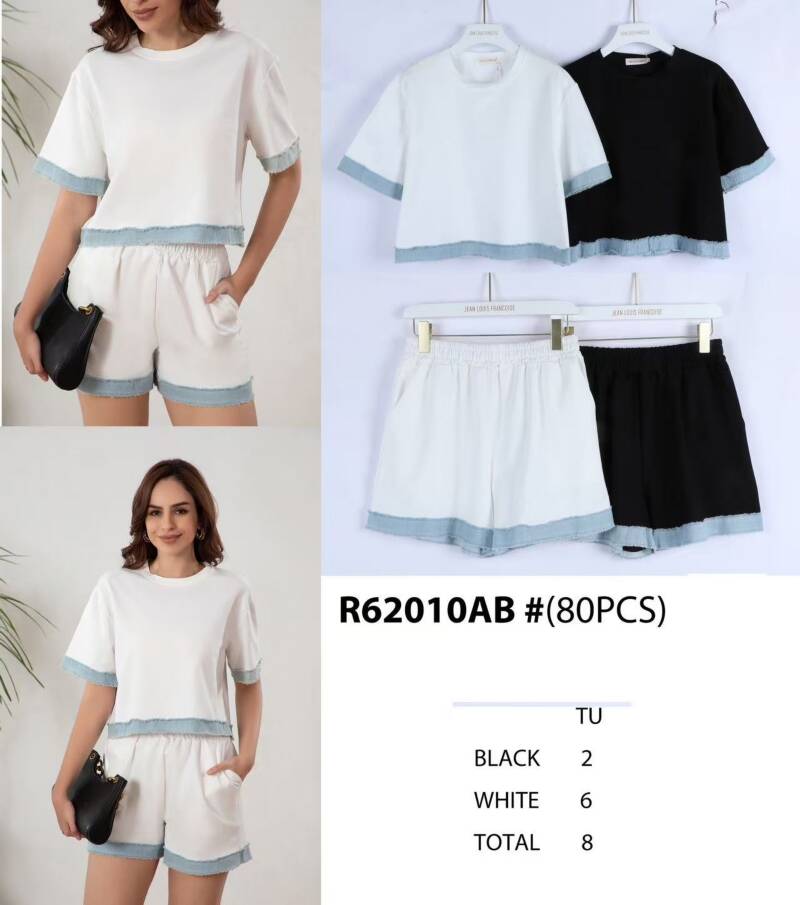 Komplet damskie (Francja produkt) Roz Standard, Mix Kolor, Paczka 8 szt 1