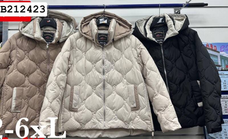 Kurtki damskie cienki Roz 2X-6XL, 1 Kolor Paczka 5 szt