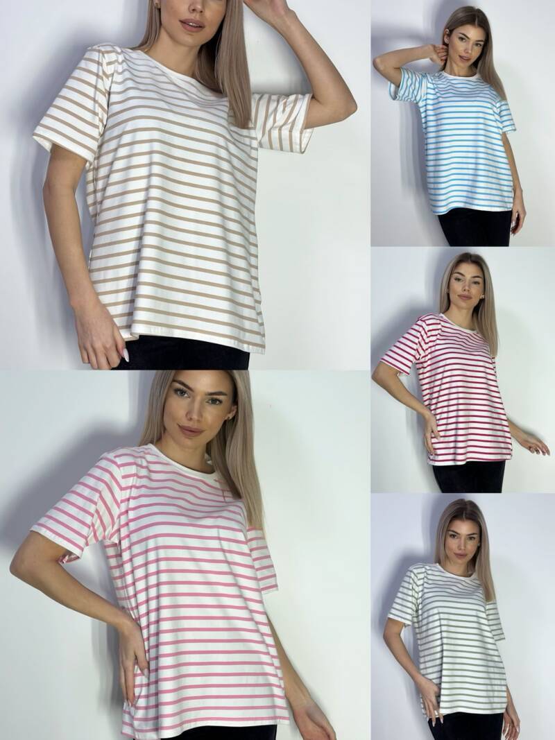 Bluzka damskie (Polska produkt) Roz Standard. Mix Kolor Paczka 5 szt 1