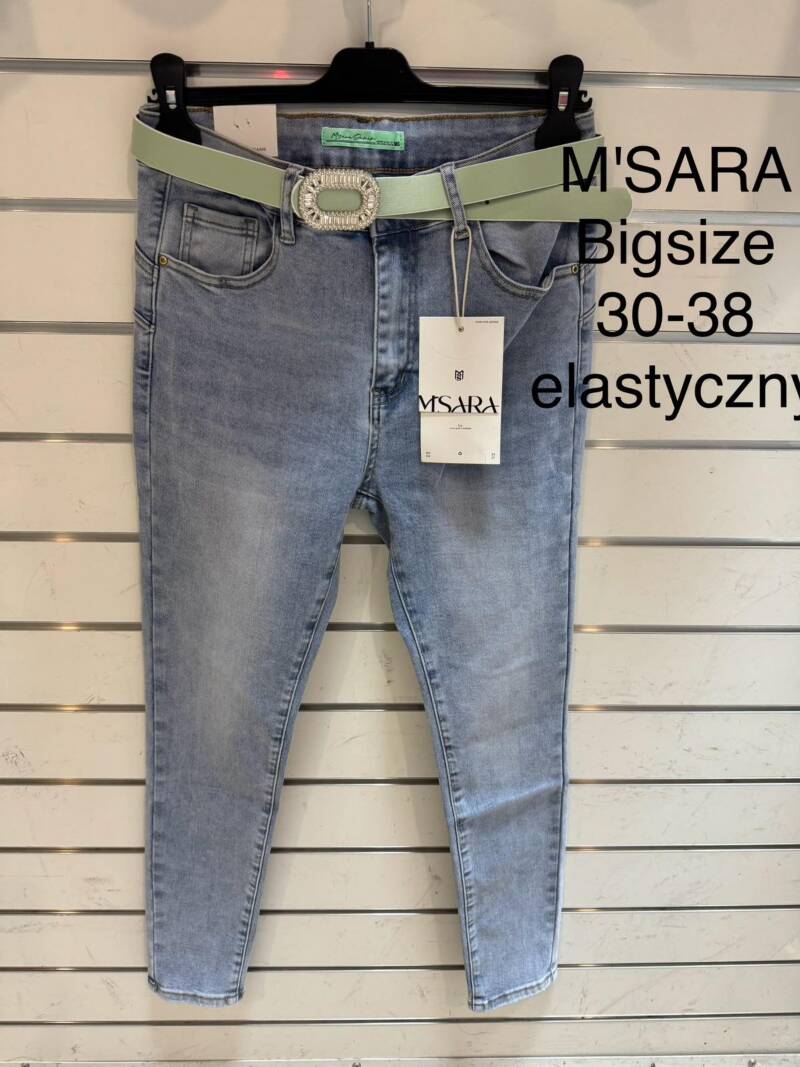 Spondnie damskie jeansy Roz 30-38, 1 Kolor Paczka 10 szt 1