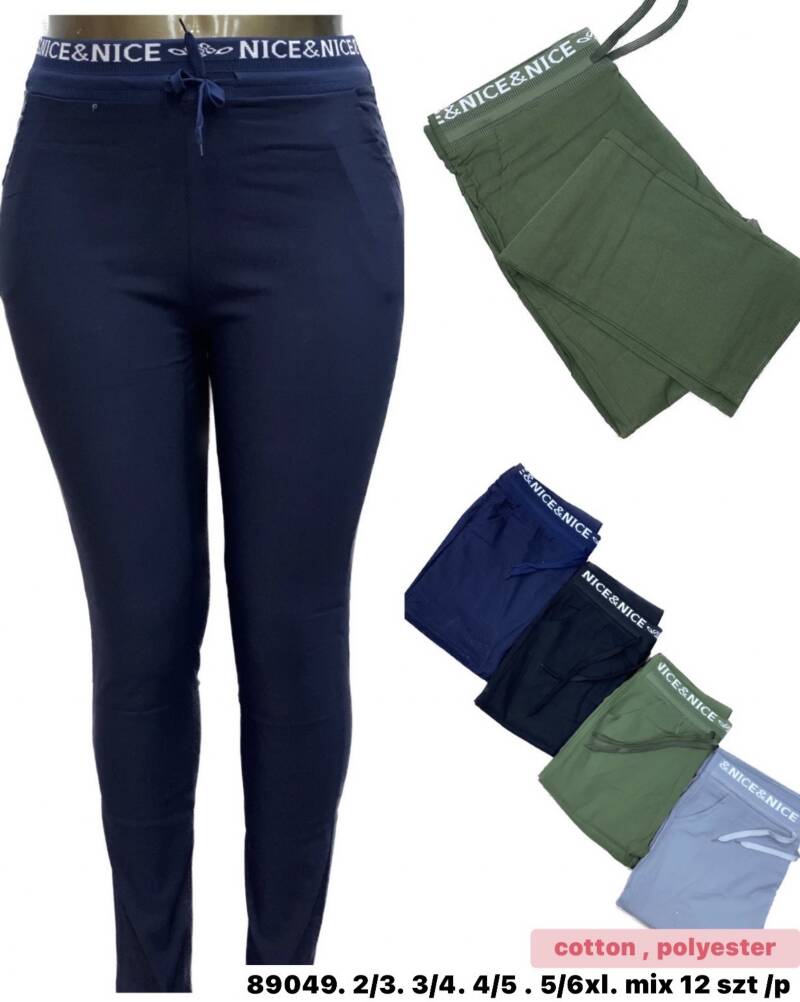 Spondnie damskie duże rozmiary Roz 2XL-6XL, Mix Kolor Paczka 12 szt 1