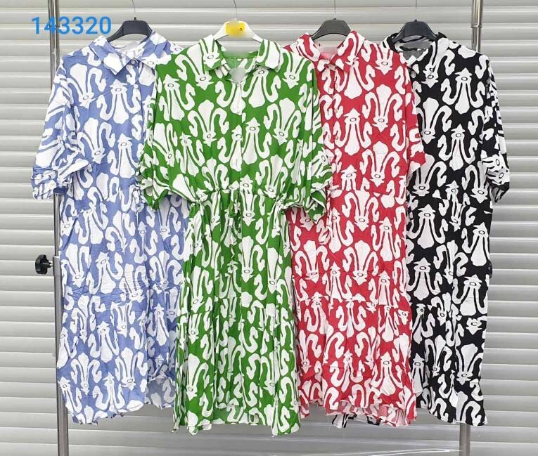 Sukienki damskie Roz M-2XL, Mix Kolor Paczka 12 szt 1