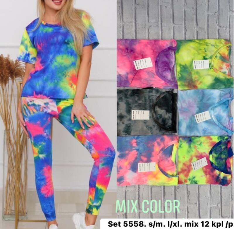 Komplet damskie Roz S/M-L/XL, Mix Kolor Paczka 12 szt 1