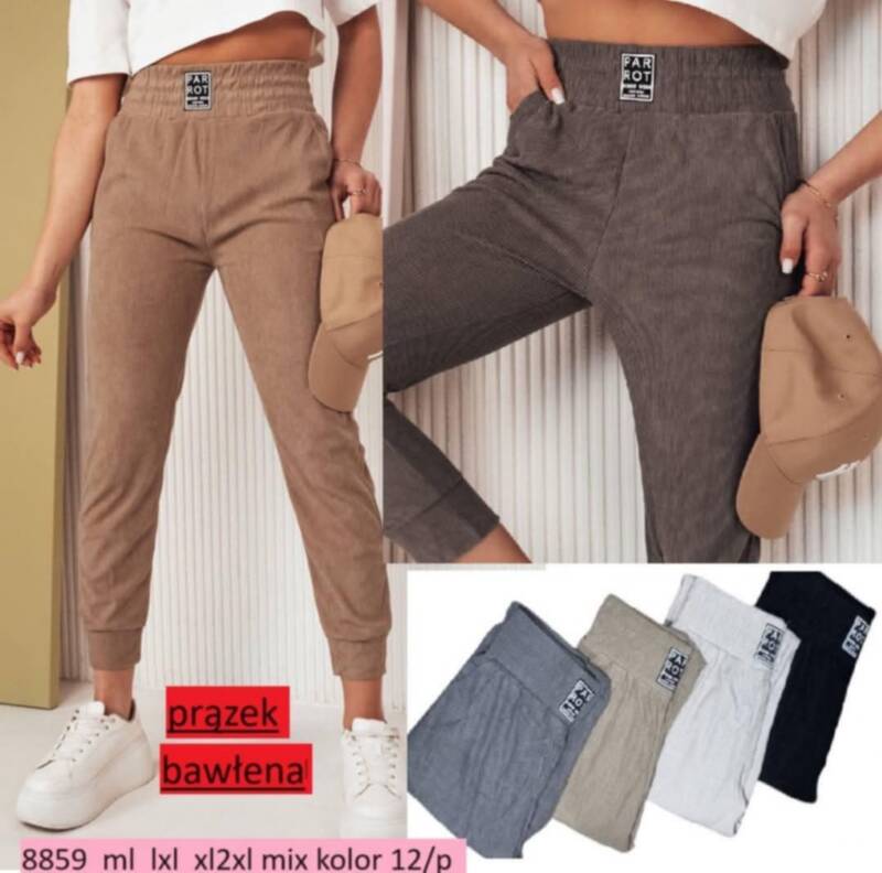 Spodnie damskie Roz M-2XL, Mix Kolor Paczka 12 szt