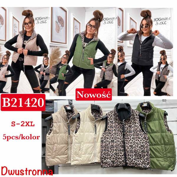 Kamizelka damskie Roz S-2XL, 1 Kolor Paczka 5 szt 1