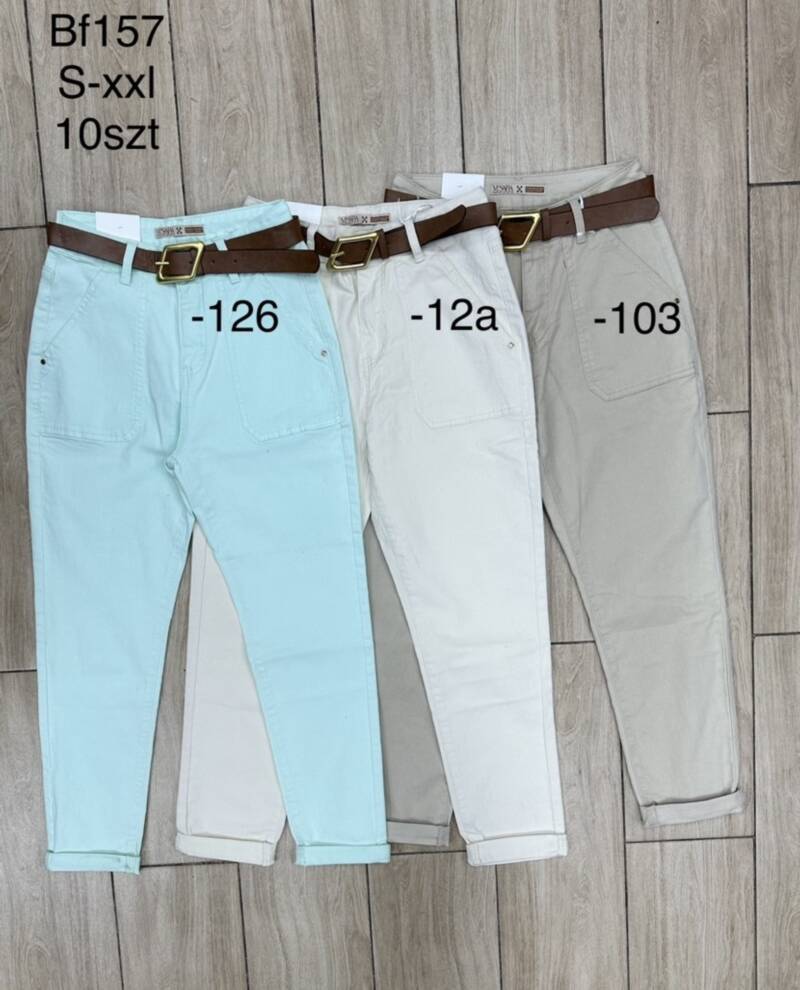 Spondnie damskie jeansy Roz S-2XL, 1 Kolor Paczka 10 szt