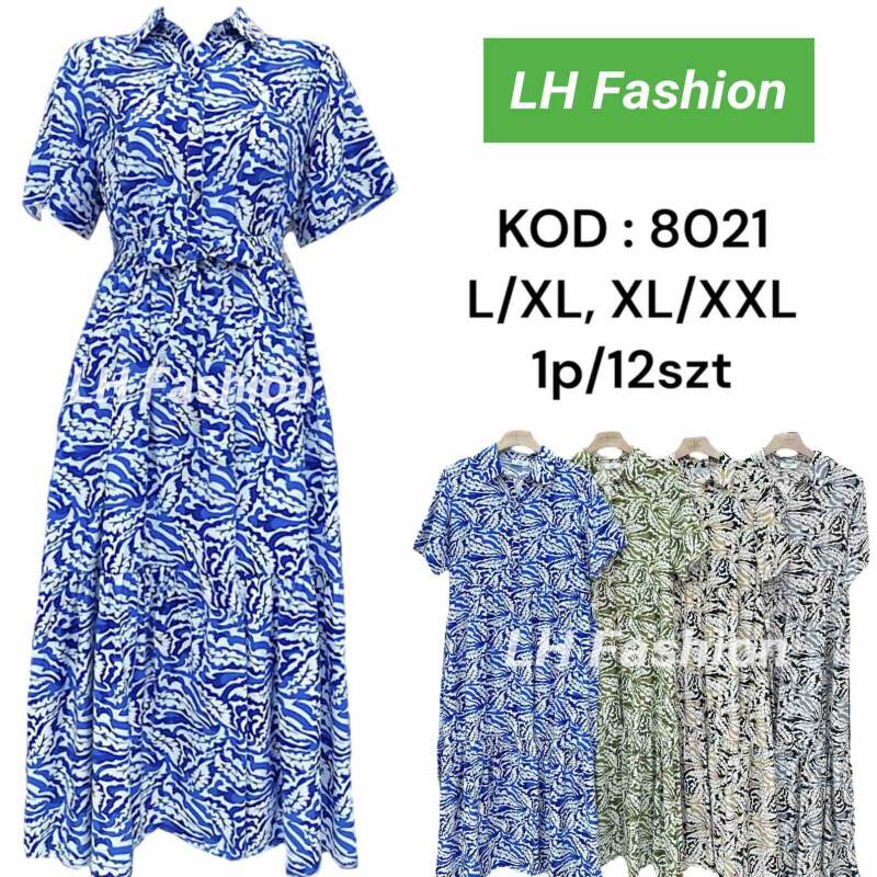 Sukienki damskie Roz L-2XL, Mix Kolor Paczka 12 szt 1