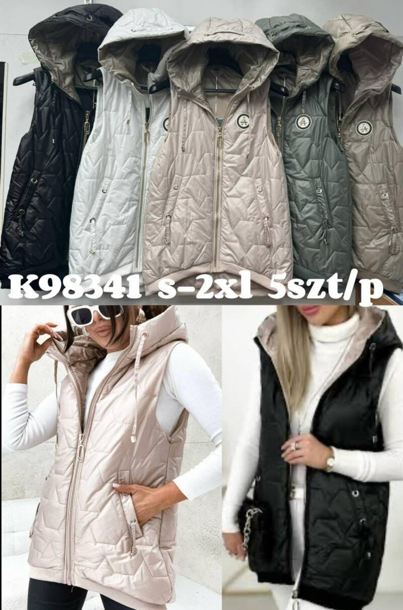 Kamizelka damkie Roz S-2XL, 1 Kolor Paczka 5 szt