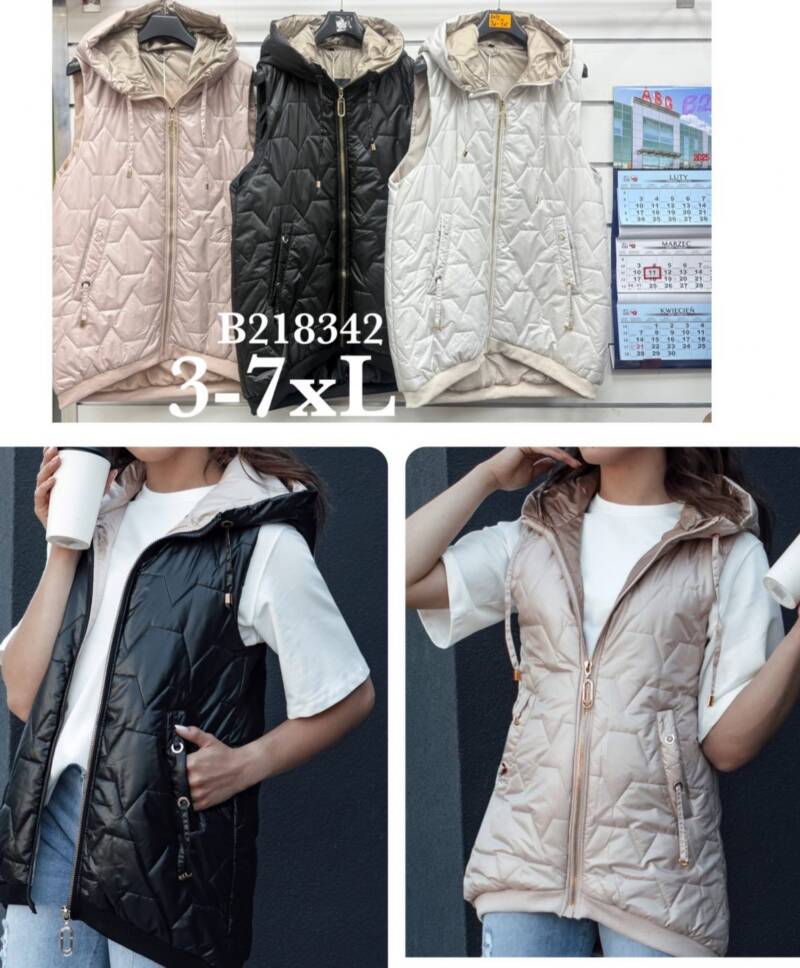 Kamizelka damkie Roz 3XL-7XL, 1 Kolor Paczka 5 szt 1