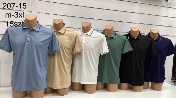 Bluzka męskie Roz M-3XL, Mix Kolor Paczka 15 szt