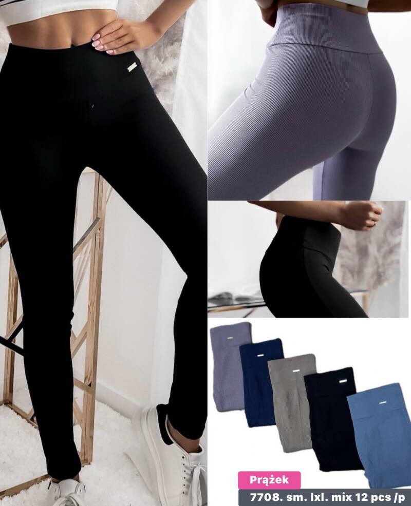Leginsy damskie Roz S/M-L/XL-2XL, Mix Kolor Paczka 12 szt 1