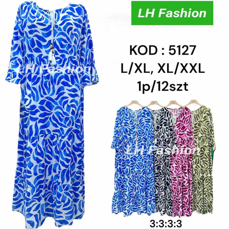 Sukienki damskie Roz L-2XL, Mix Kolor Paczka 12 szt 1