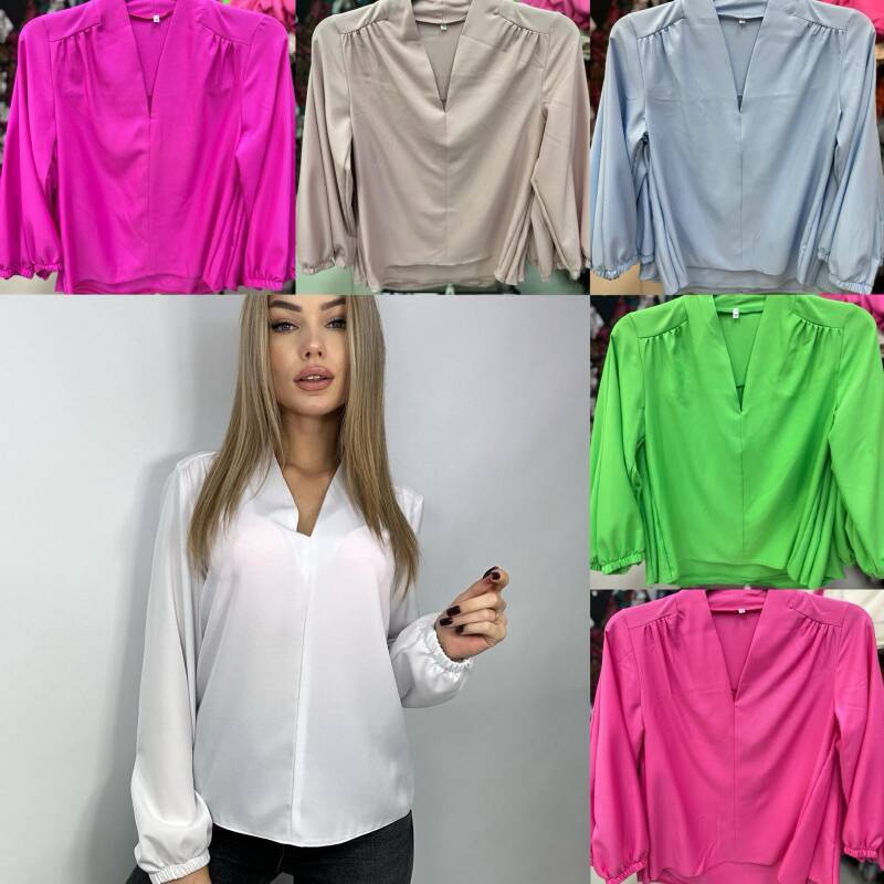 Bluzka damskie (Polska produkt) Roz 38-44. 1 Kolor Paczka 5 szt 1