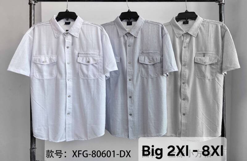 Koszula męska Roz 2XL-6XL. Mix kolor. Paczka 15 szt 1