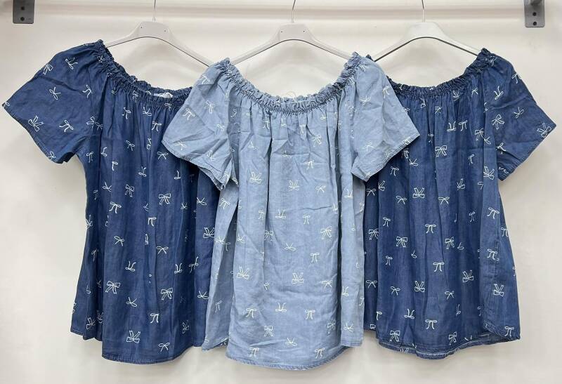 Bluzki damskie (Włoskie produkt) Roz Standard, Mix Kolor Paczka 5 szt