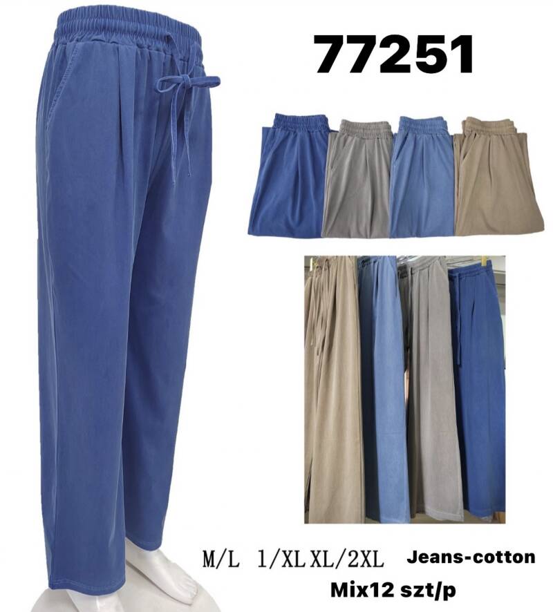 Spodnie damskie Roz M-2XL, Mix Kolor Paczka 12 szt