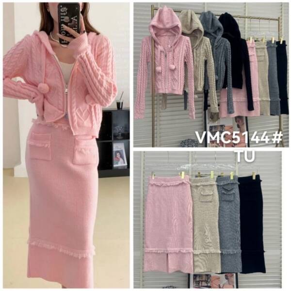 Komplet damskie (Francja produkt) Roz Standard,1 Kolor Paczka 3 szt