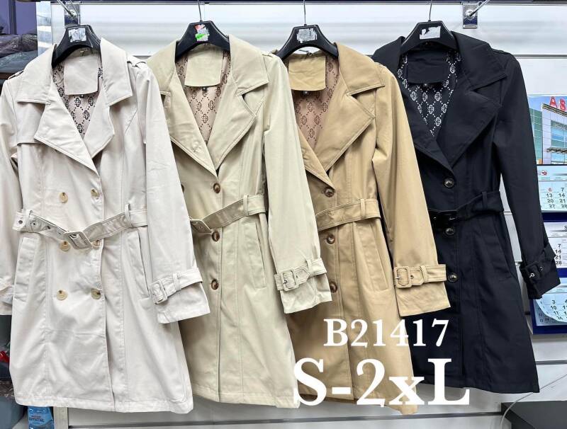 Plaszcze damkie Roz S-2XL, 1 Kolor Paczka 5 szt