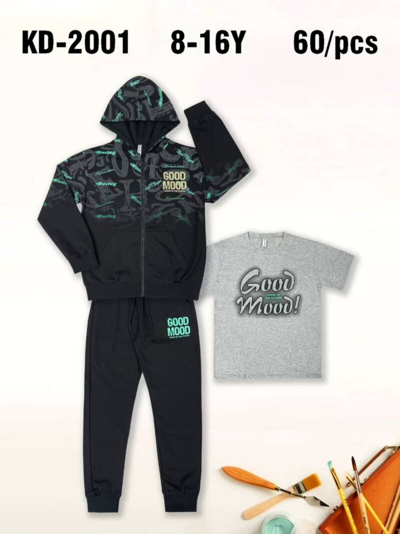 Komplet chłopięcy. Roz 8-16. 1 Kolor Paczka 5 szt . 1