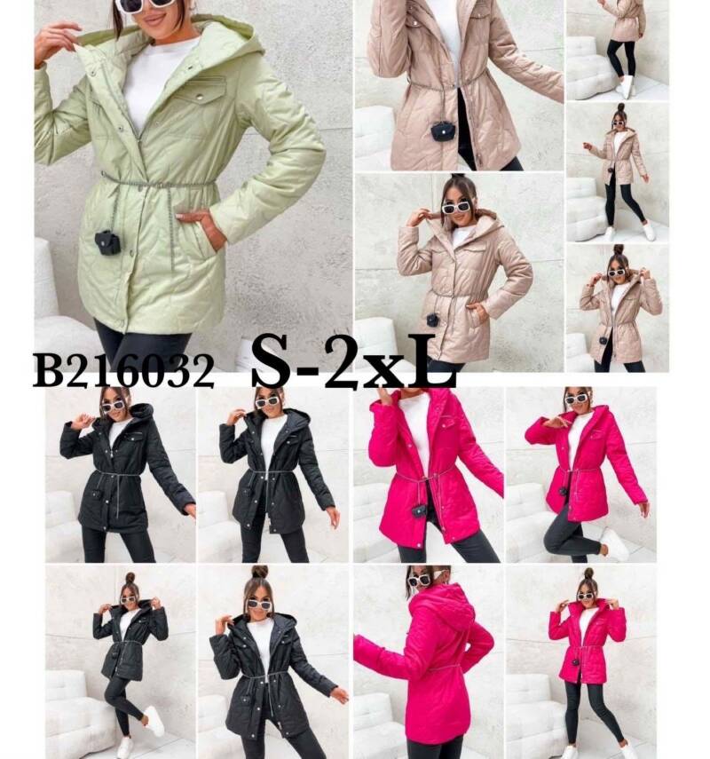 Kurtki damskie cienki Roz S-2XL, 1 Kolor Paczka 5 szt 1