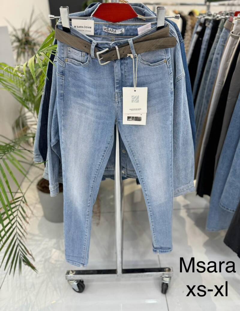 Spondnie damskie jeansy Roz XS-XL, 1 Kolor Paczka 10 szt 1