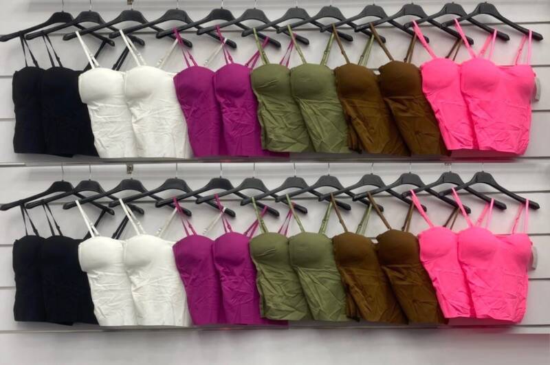 Topy damskie (Włoskie produkt) Roz Standard, Mix Kolor Paczka 5 szt